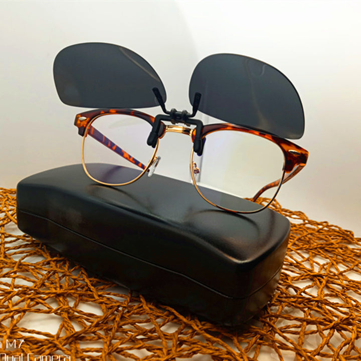 Women's clip-on sunglasses with elegant design Kalsten