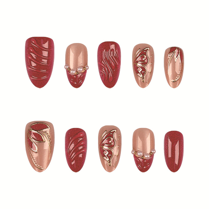 Elegant Press-On Nail Art Set  1790956123