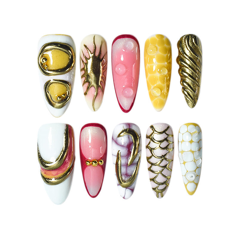 Premium 3D Nail Art Tips Kalsten