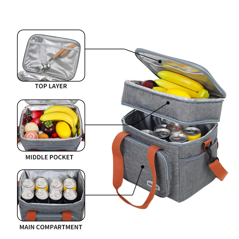 Insulated Food Storage Cooler Tote Kalsten