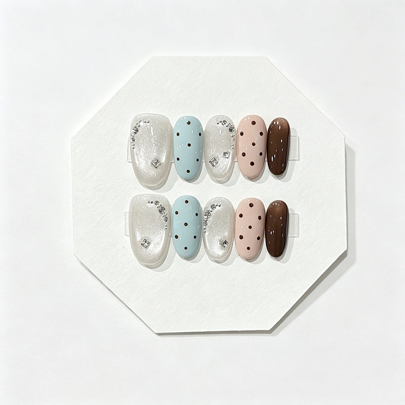 Luxury Decorative Press-On Nail Set Kalsten