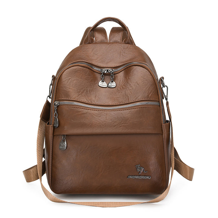 Luxurious Retro Leather Backpack Kalsten