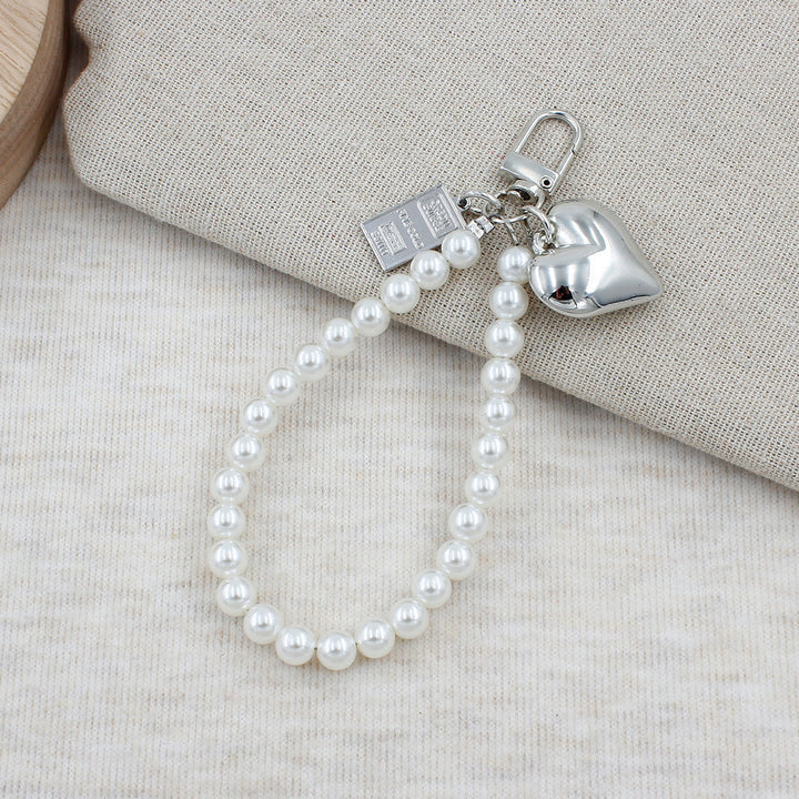Elegant Pearl Beaded Keychain Kalsten