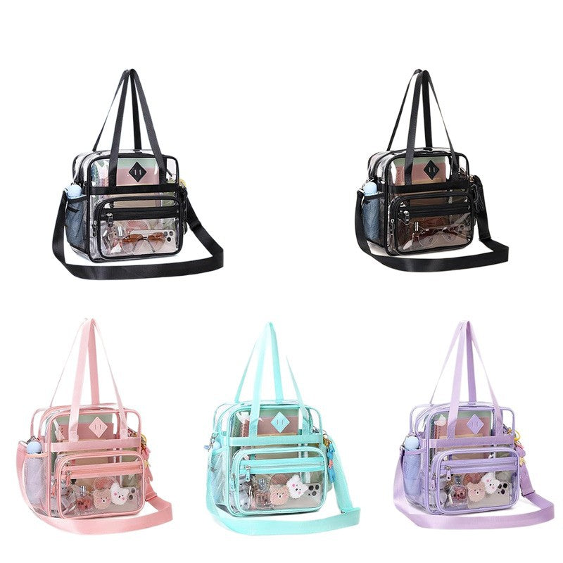Transparent Tote Bag with Additional Compartments Kalsten