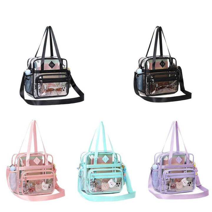 Transparent Tote Bag with Additional Compartments Kalsten