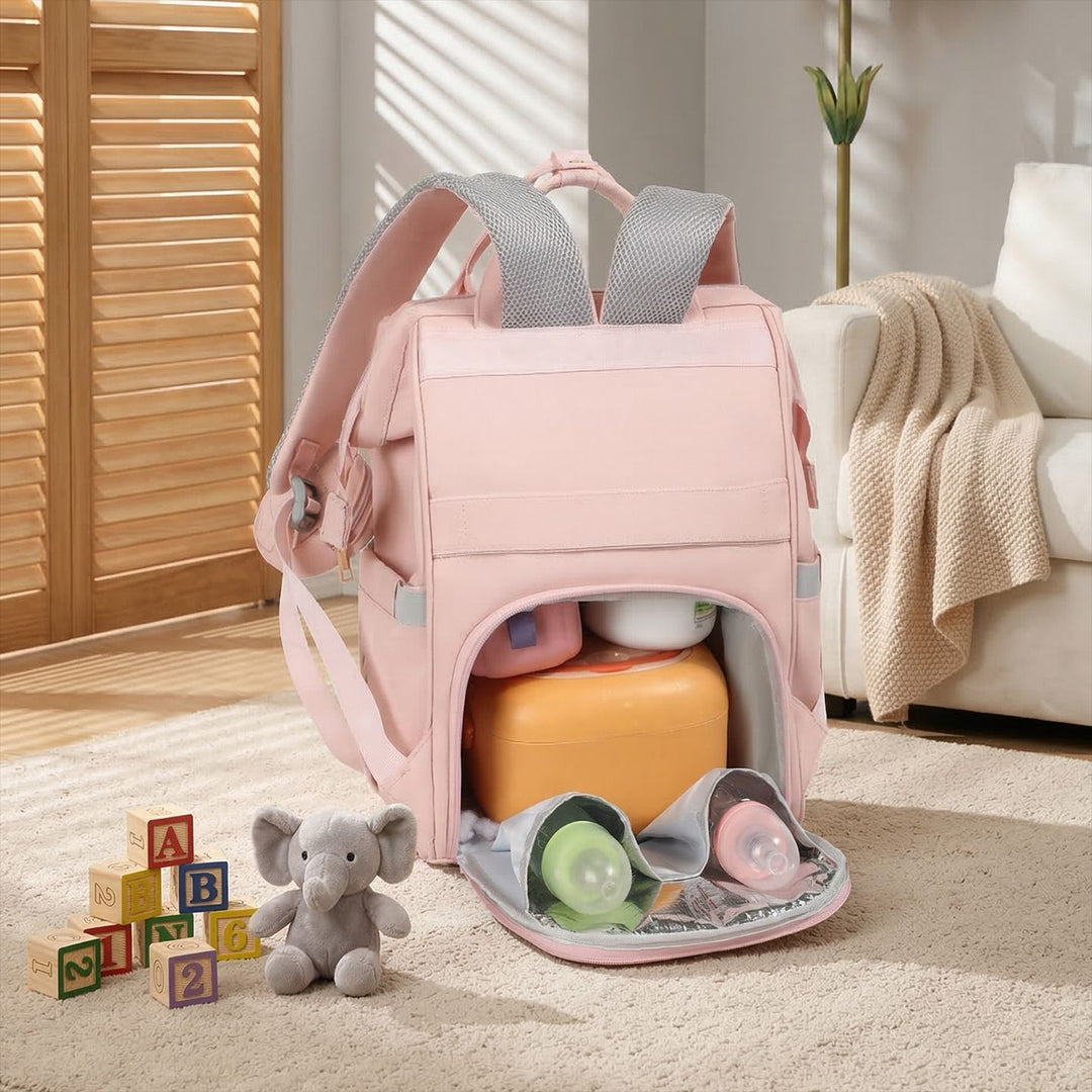 Quilted Multi-Compartment Travel Backpack Kalsten