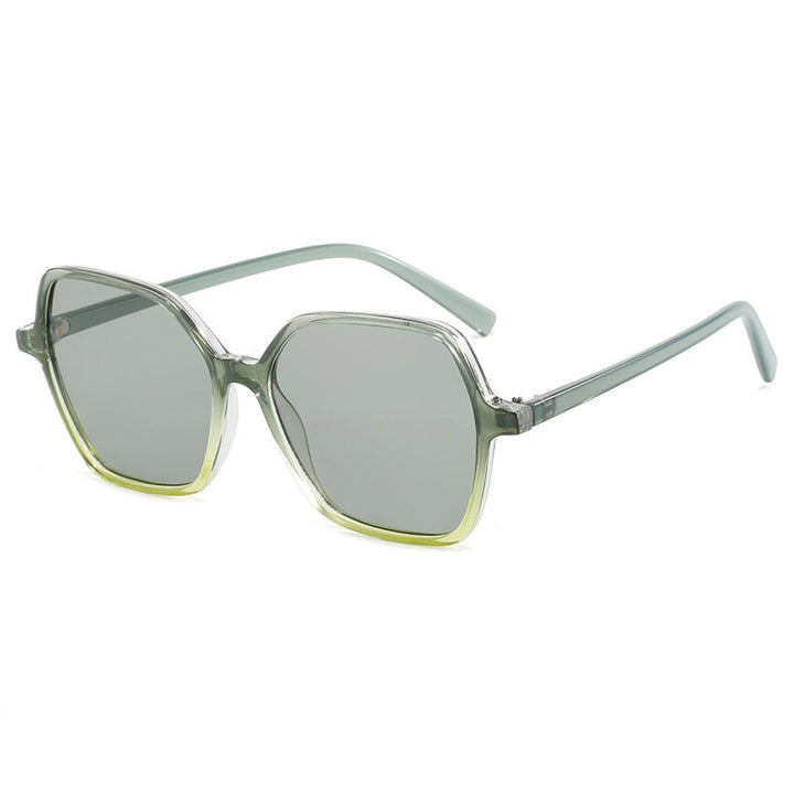 Women's oversized sunglasses with modern, transparent frame Kalsten