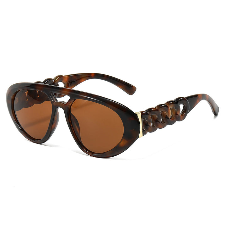 Fashion-Forward Oversized Shield Sunglasses Kalsten