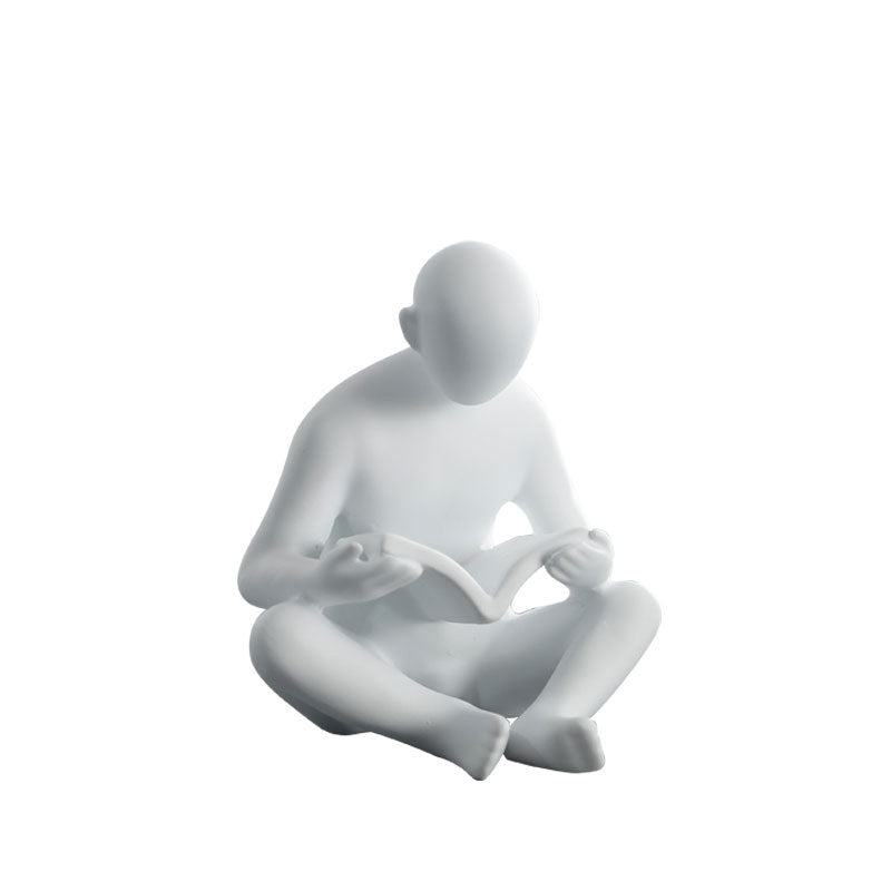 Reading Figurine