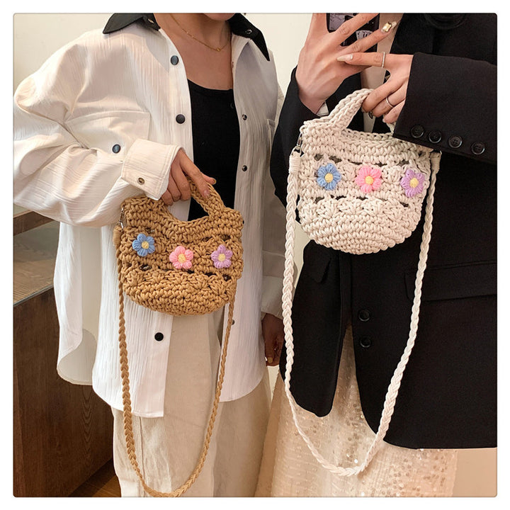 Floral Crochet Handbag