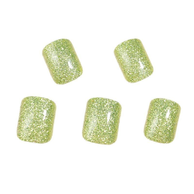 Glittery Nail Art Extension Kalsten