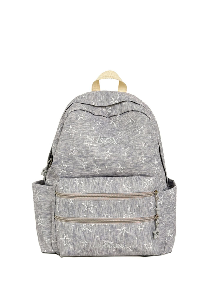 Star-Embellished Casual Backpack