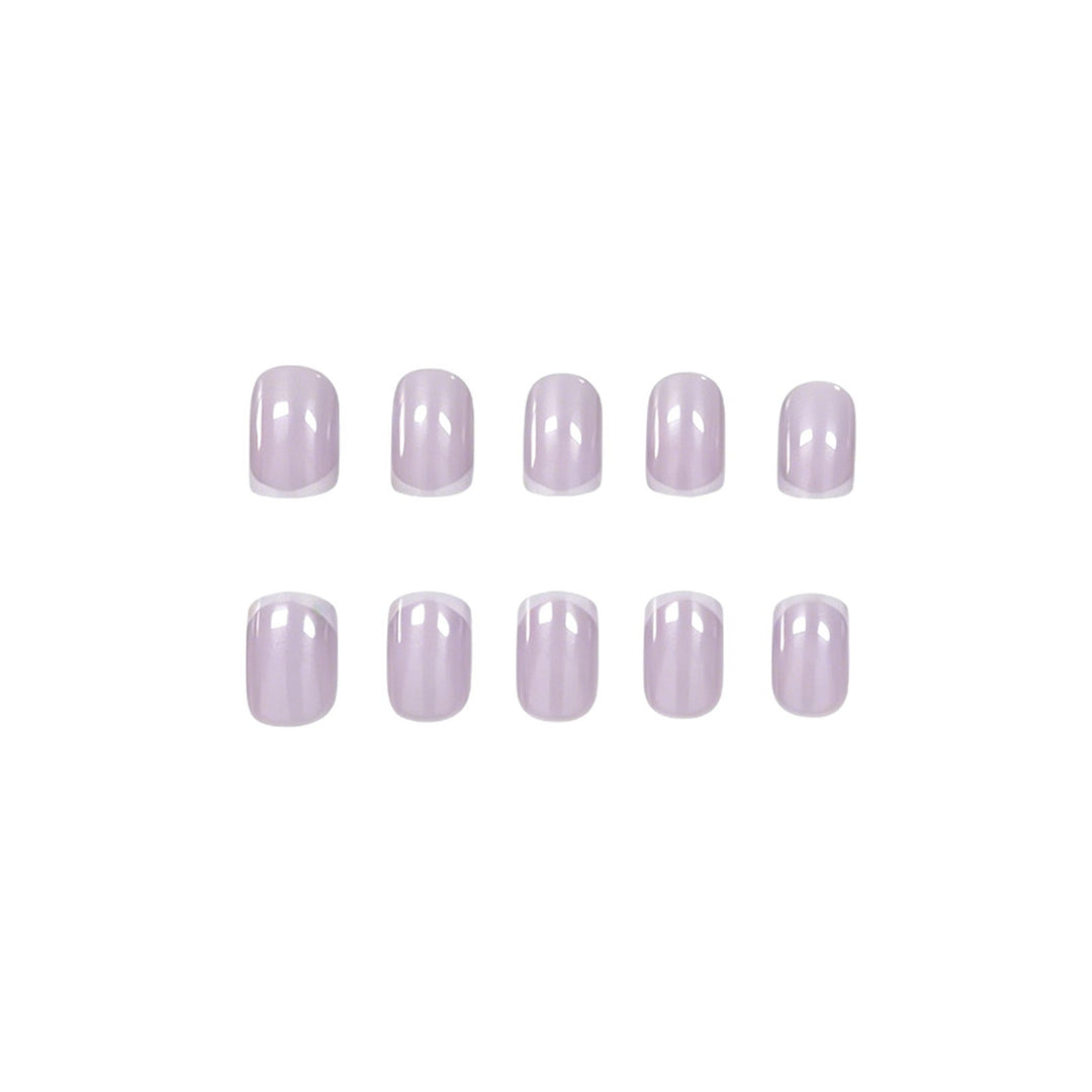 Elegant French Tip Press-On Nail Set Kalsten