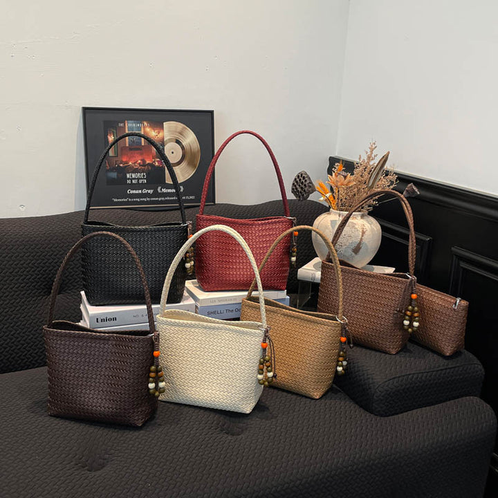 Handcrafted ven Leather Tote Kalsten