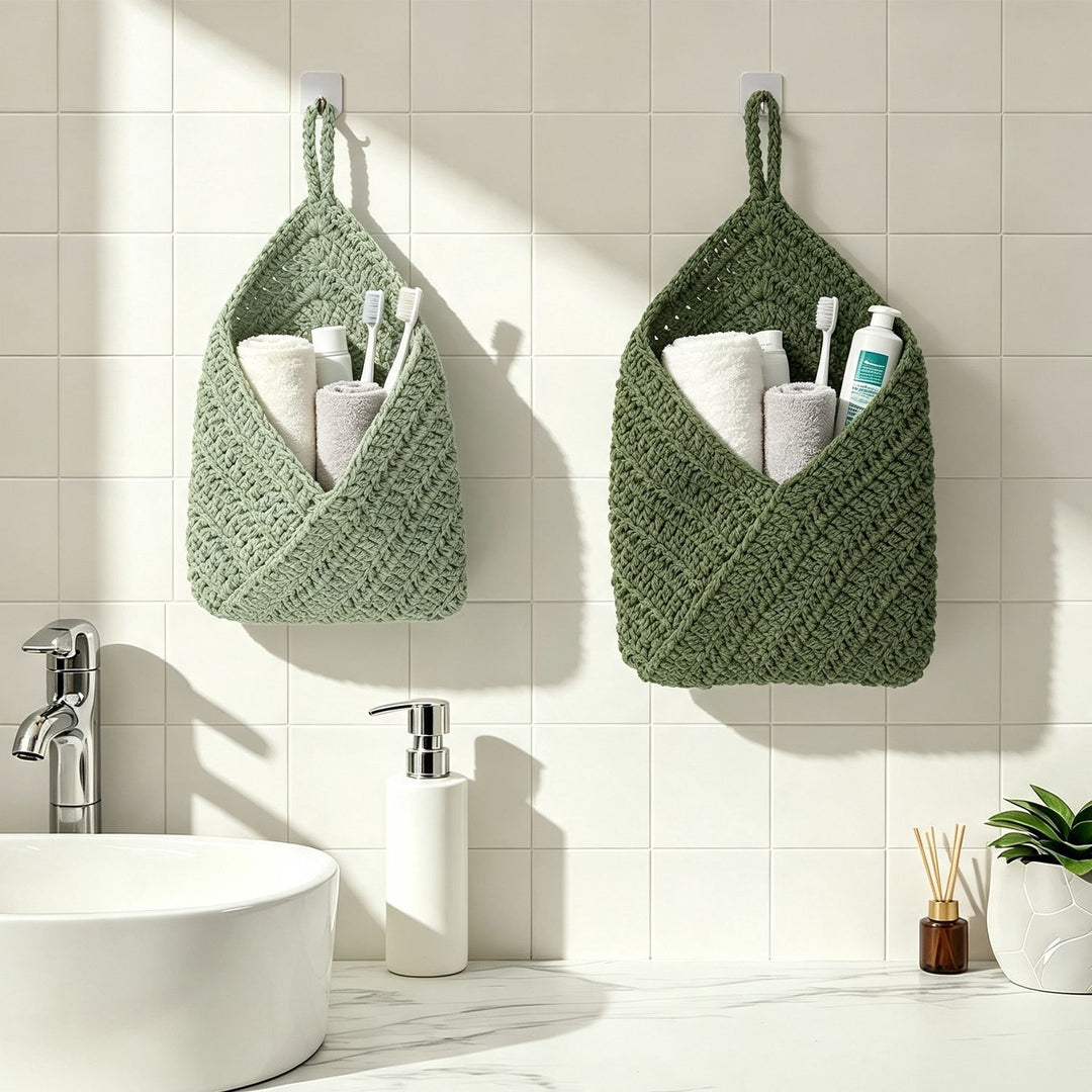 Hand-knotted storage bag Kalsten