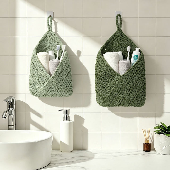 Hand-knotted storage bag Kalsten