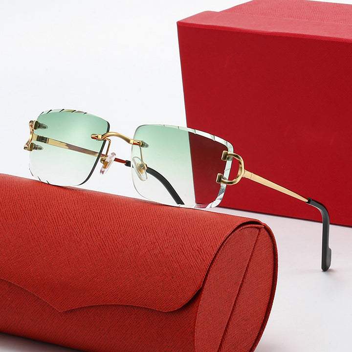 Ladies elegant half-frame corrective glasses Kalsten