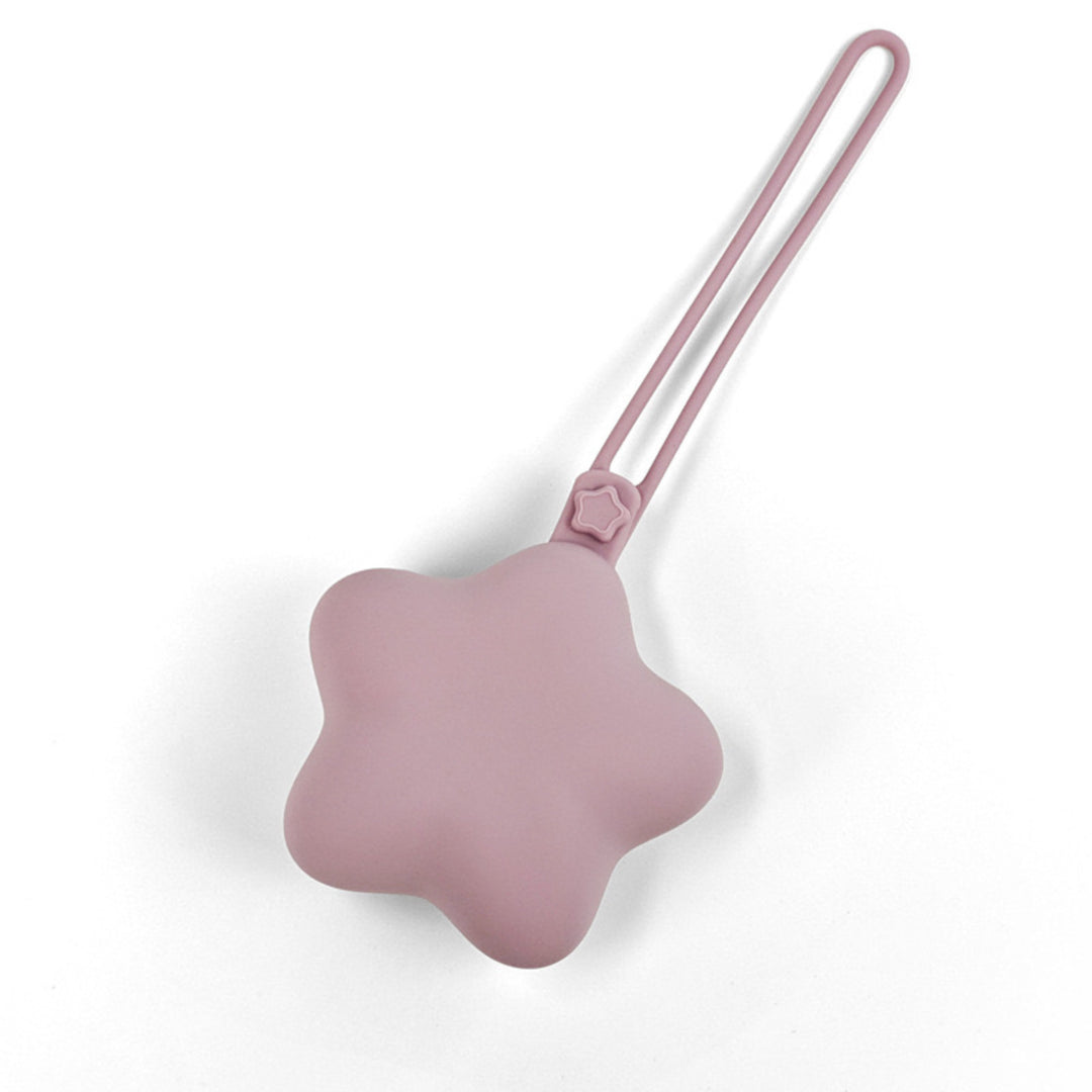 Silicone Star-Shaped Mini Pouch with Loop Strap