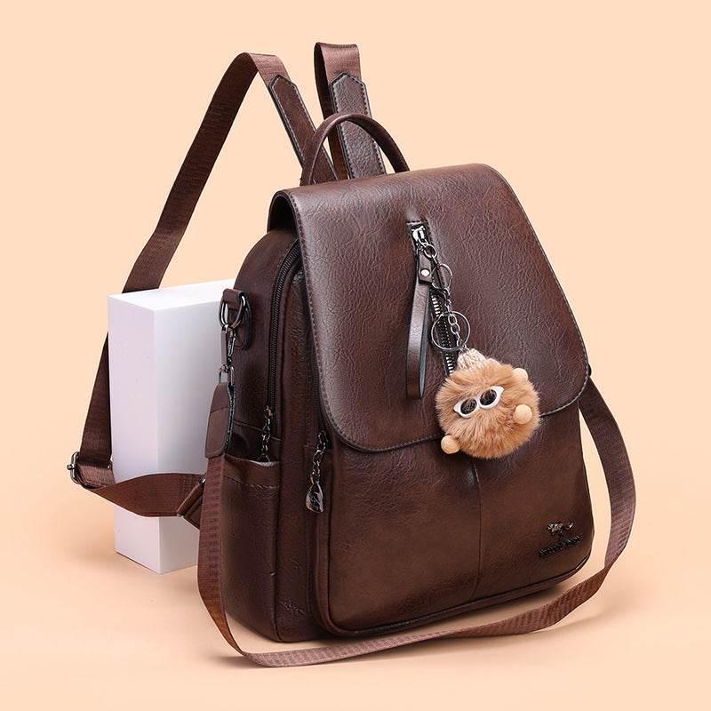 Stylish Multi-Function Leather Backpack Kalsten