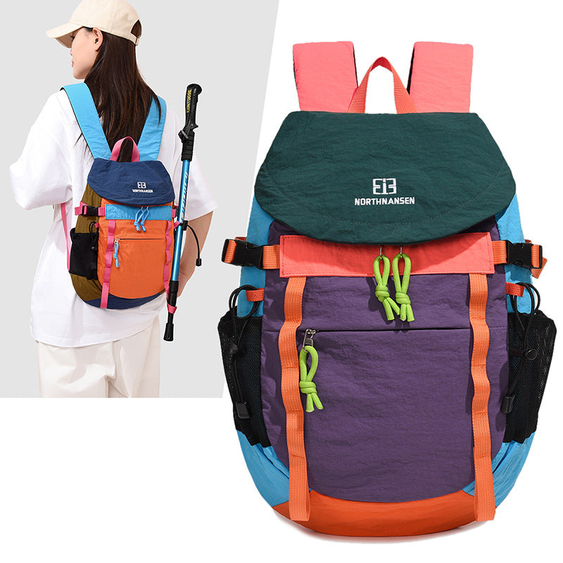 Colorful Multi-Pocket Hiking Backpack Kalsten