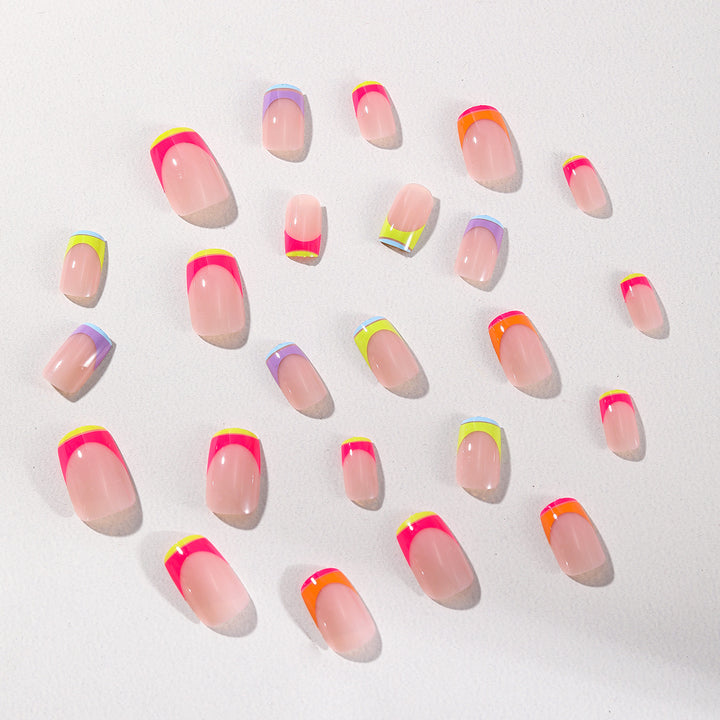 Artistic Gradient Nail Art Extensions Kalsten