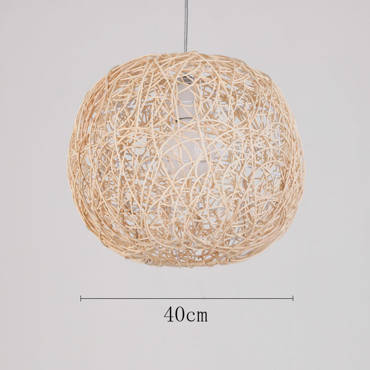 Organic Woven Pendant Light