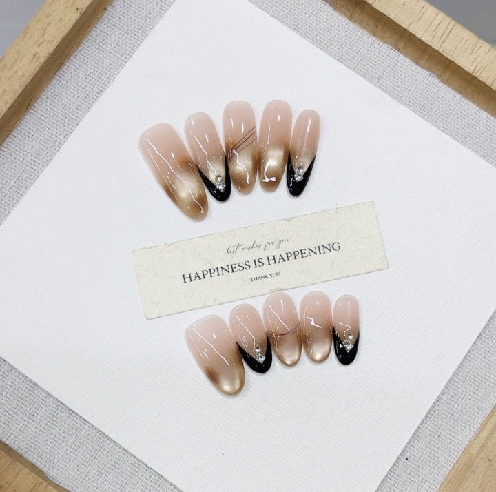 Artistic Ombré Stiletto Press-On Nail Set Kalsten