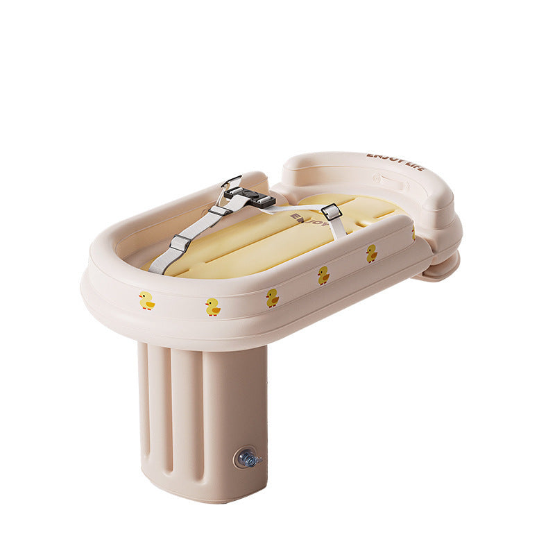 Women Inflatable Baby Bathtub with Safety Belts Kalsten