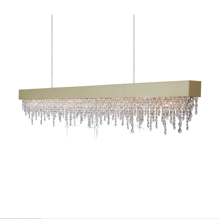 Elegant Crystal Linear Chandelier