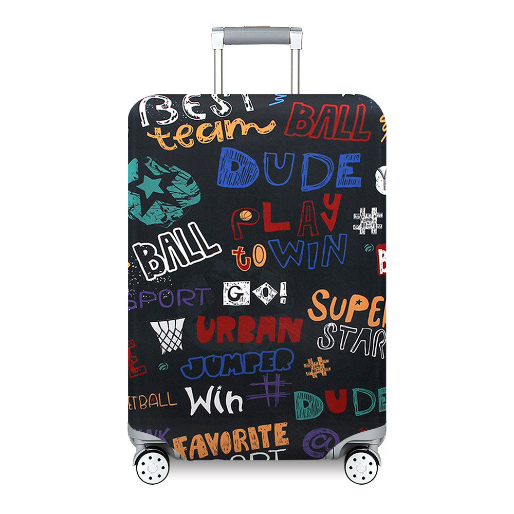 Women's Hard Shell Suitcase with Exotic Plant Pattern Kalsten