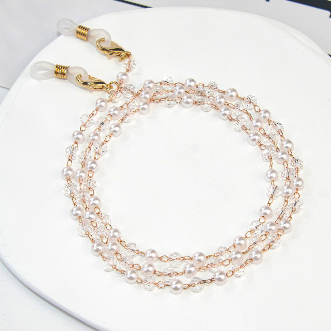 Elegant Pearl Beaded Eyewear Chain Kalsten