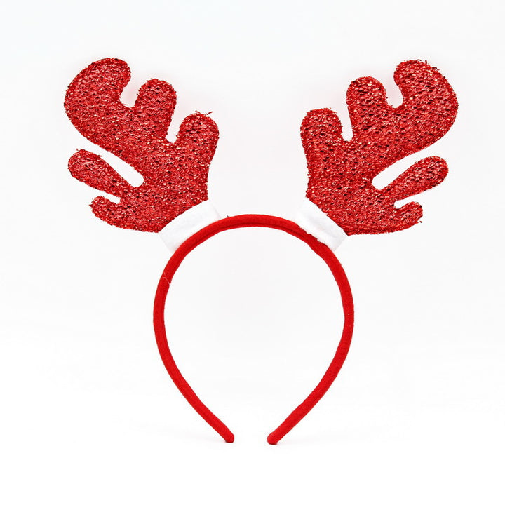 Festive Christmas headband with fun Santa figures