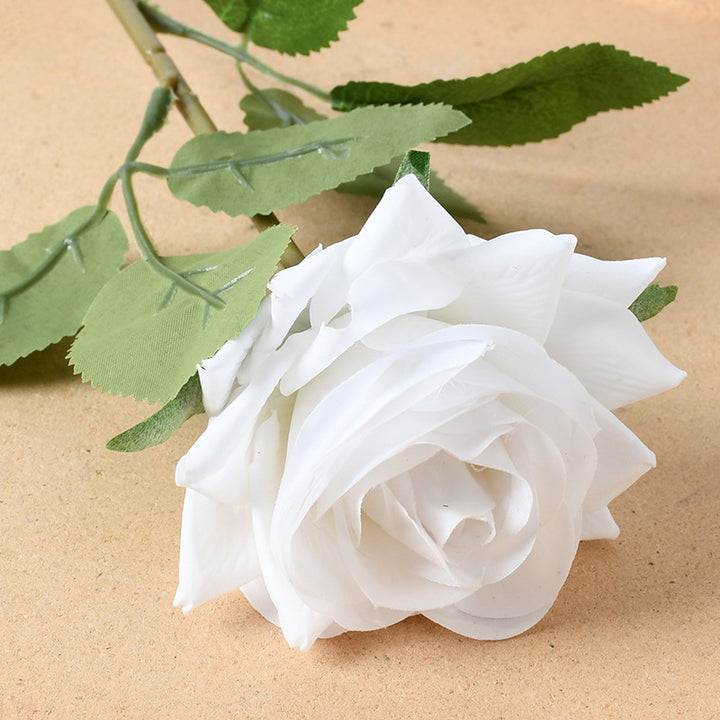 Realistic Silk Rose Decoration