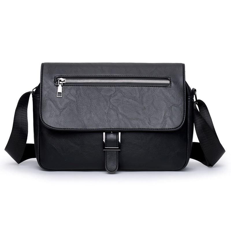 Stylish Leather Messenger Bag