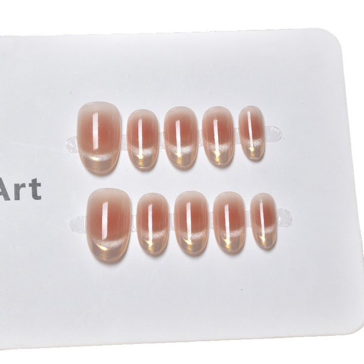 Elegant Glossy Press-On Nail Extensions Kalsten