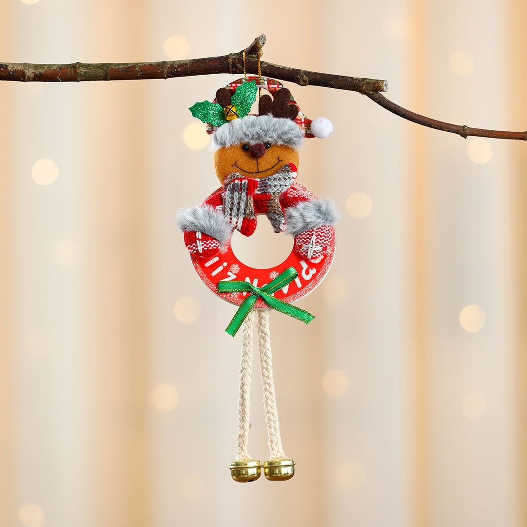 Decorative Santa Wreath Ornament Kalsten