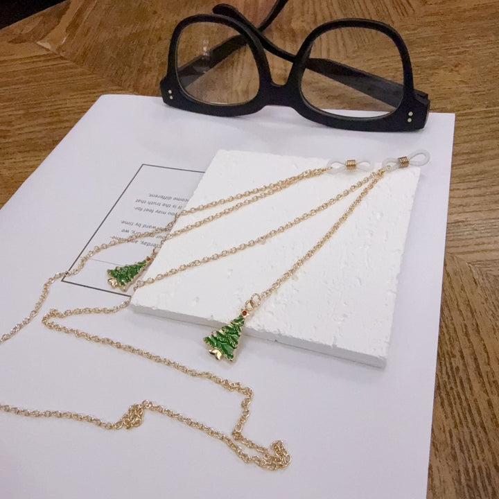 Festive Christmas Tree Eyewear Chain Kalsten