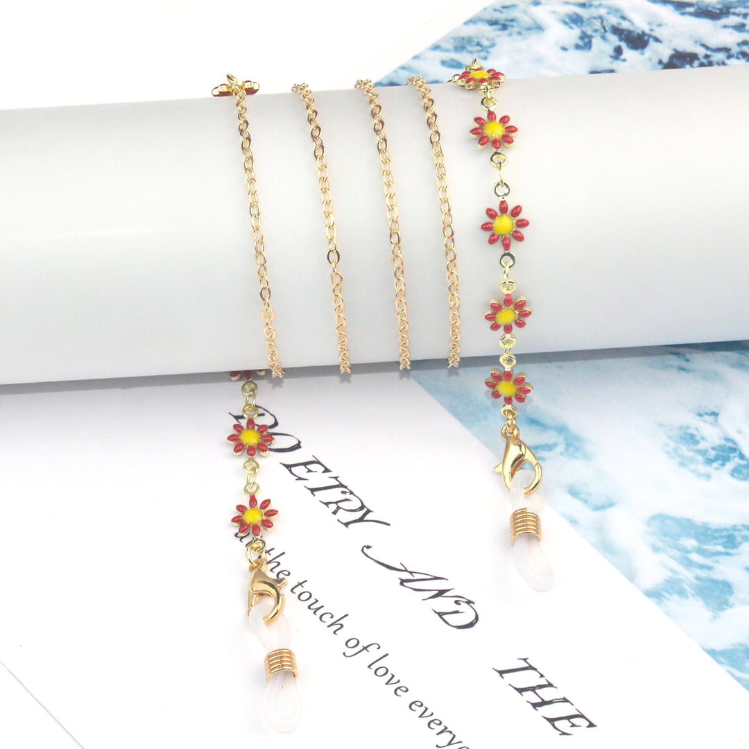 Floral Design Eyewear Chain Kalsten