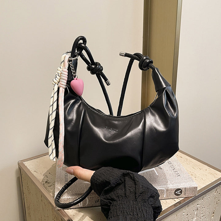 Stylish Leather Hobo Handbag Kalsten
