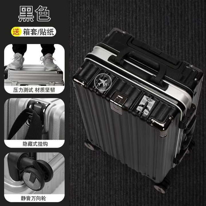 Hard-shell travel suitcase with spacious interior and high-quality rolling system Kalsten
