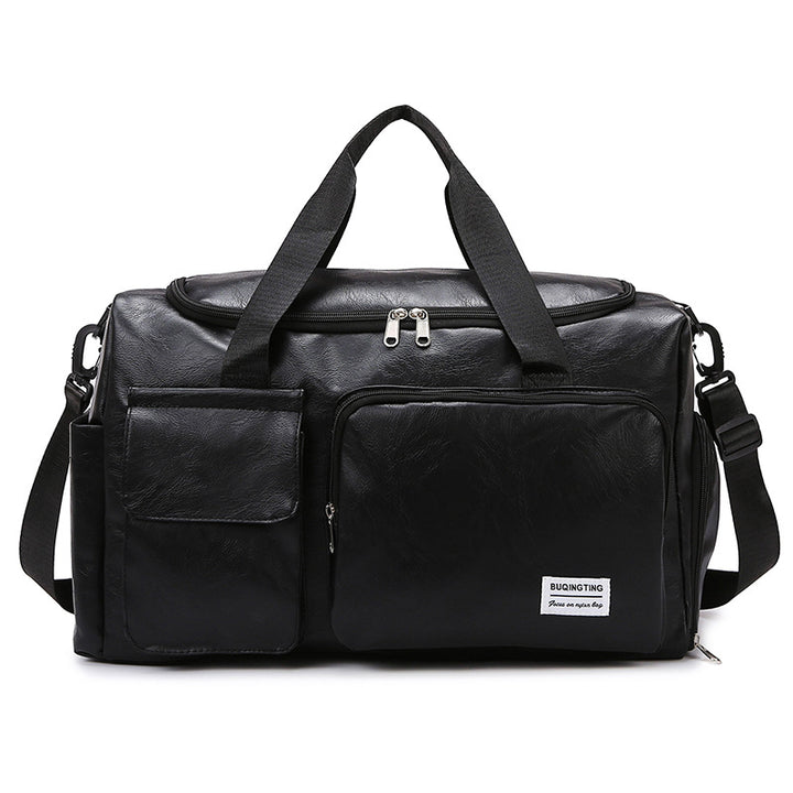 Durable Vintage Leather Travel Duffel Bag Kalsten