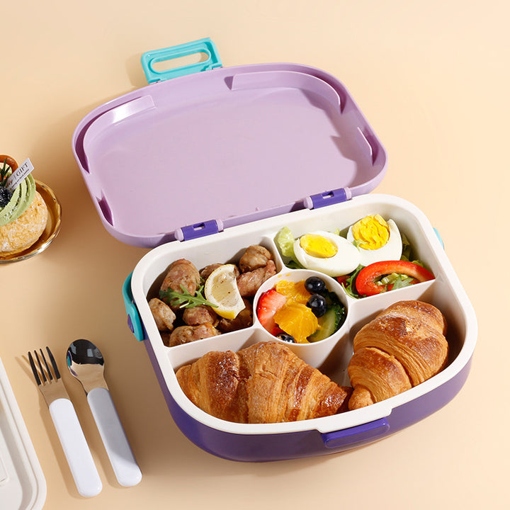 Insulated Lunch Box with Utensil Set