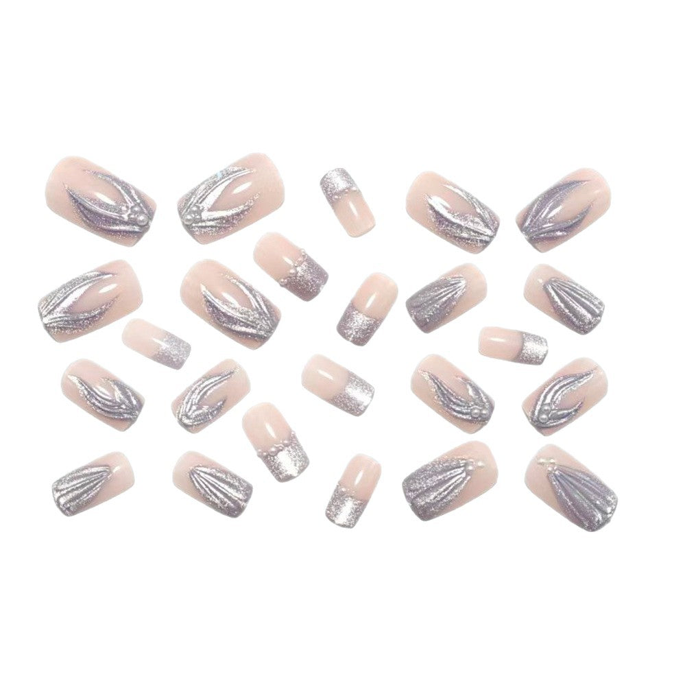 Luxury Aquamarine Design Press-On Nails Kalsten
