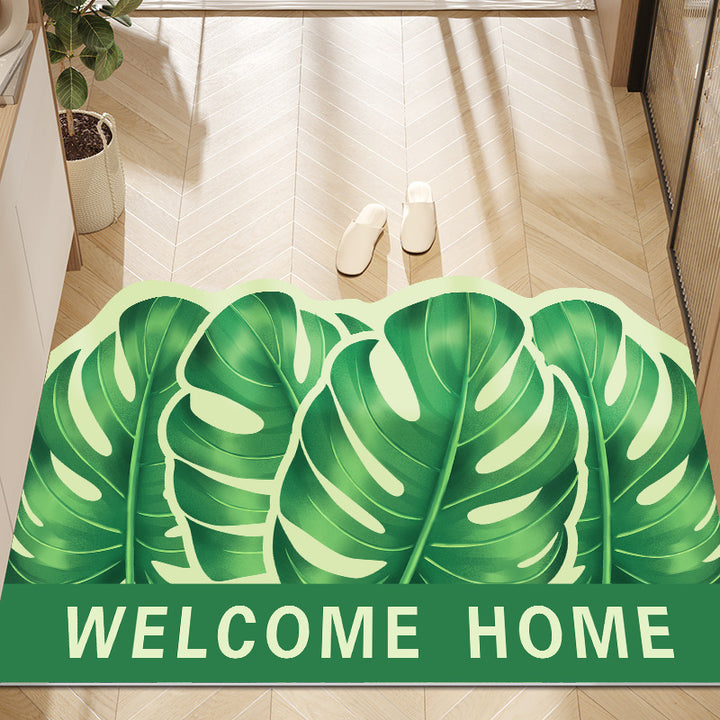 Inspirational Monstera Leaf Doormat