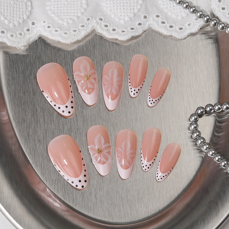 Elegant Floral Art Press-On Nail Set Kalsten
