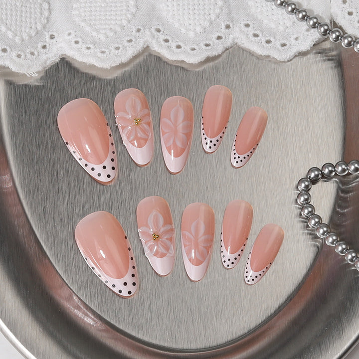 Elegant Floral Art Press-On Nail Set Kalsten