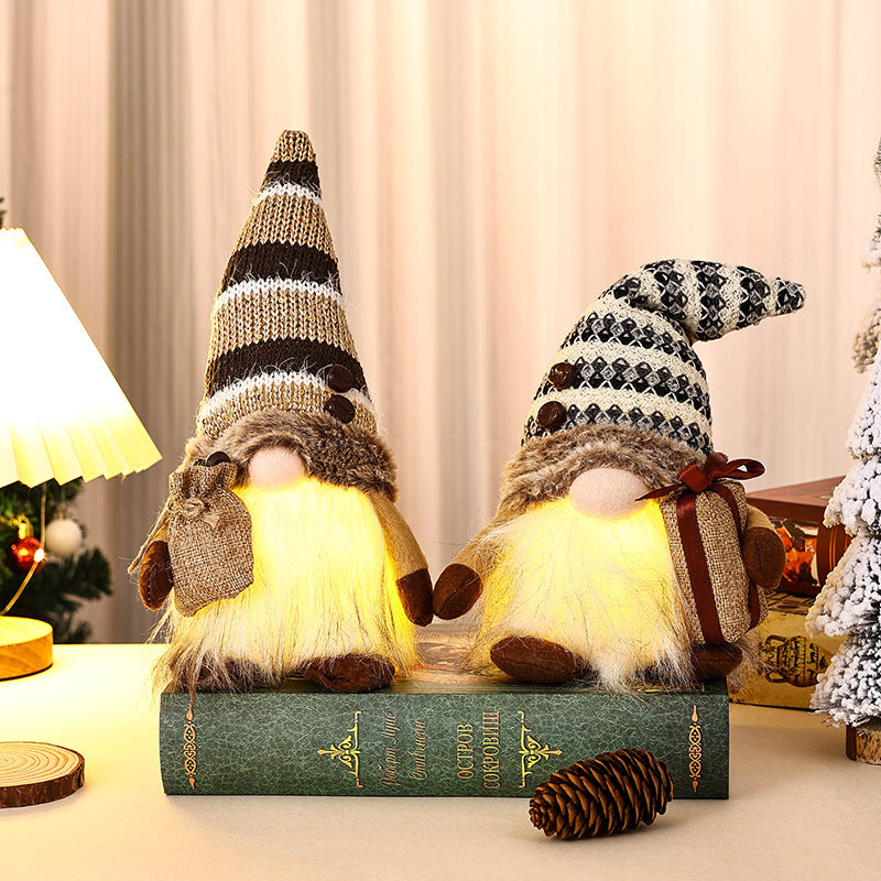Decorative Christmas gnome with gift package Kalsten