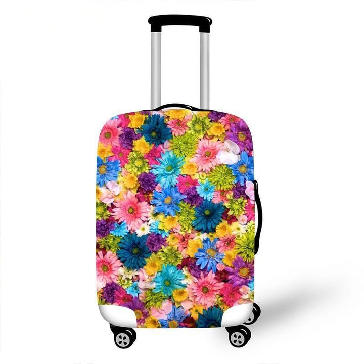 Women's hardshell travel suitcase with floral design Kalsten