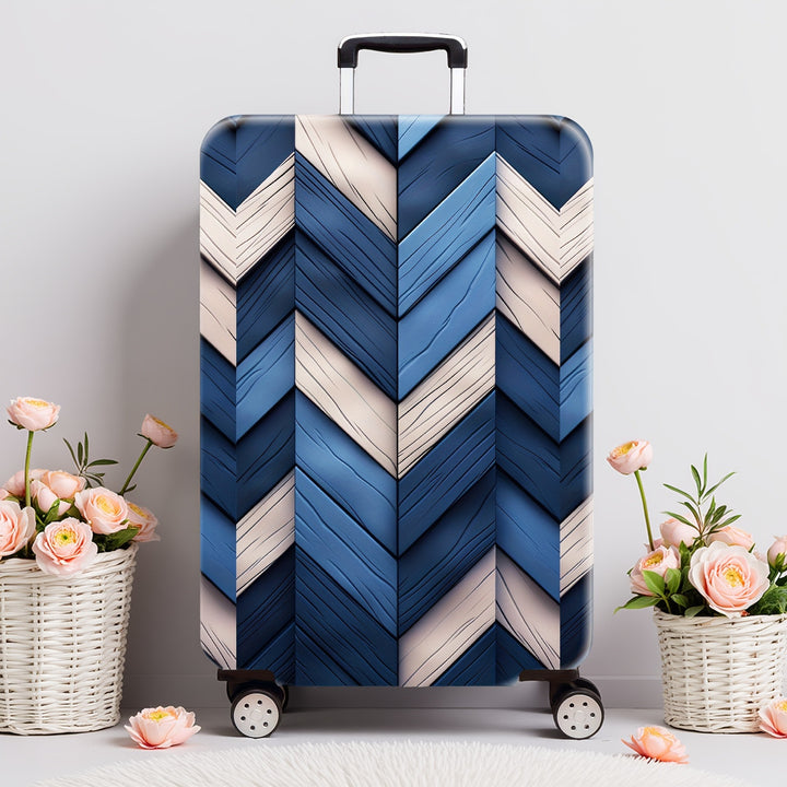 Hard Shell Luggage with Geometric Design Kalsten