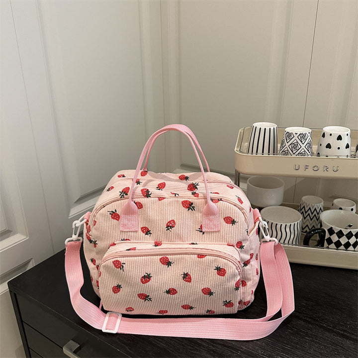 WoPlayful Strawberry Print Crossbody Bag Kalsten